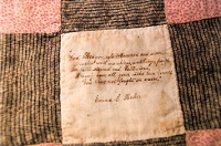 Civil War soldier's quilt