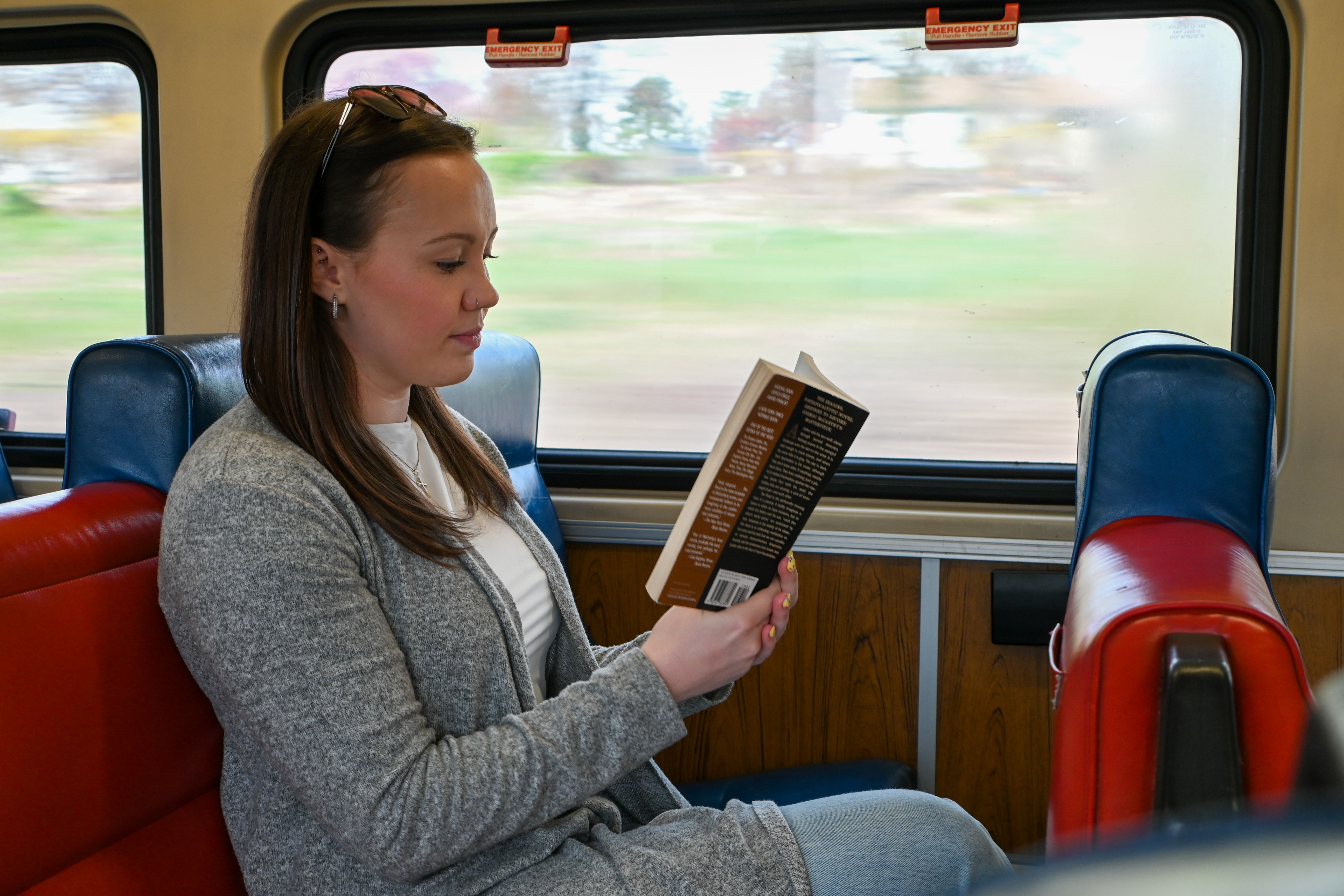 Reading on Train