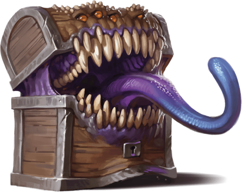 a mimic character from dungeons and dragons