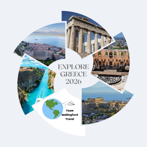 Logo for Team Wallingford Travel Greece 2026