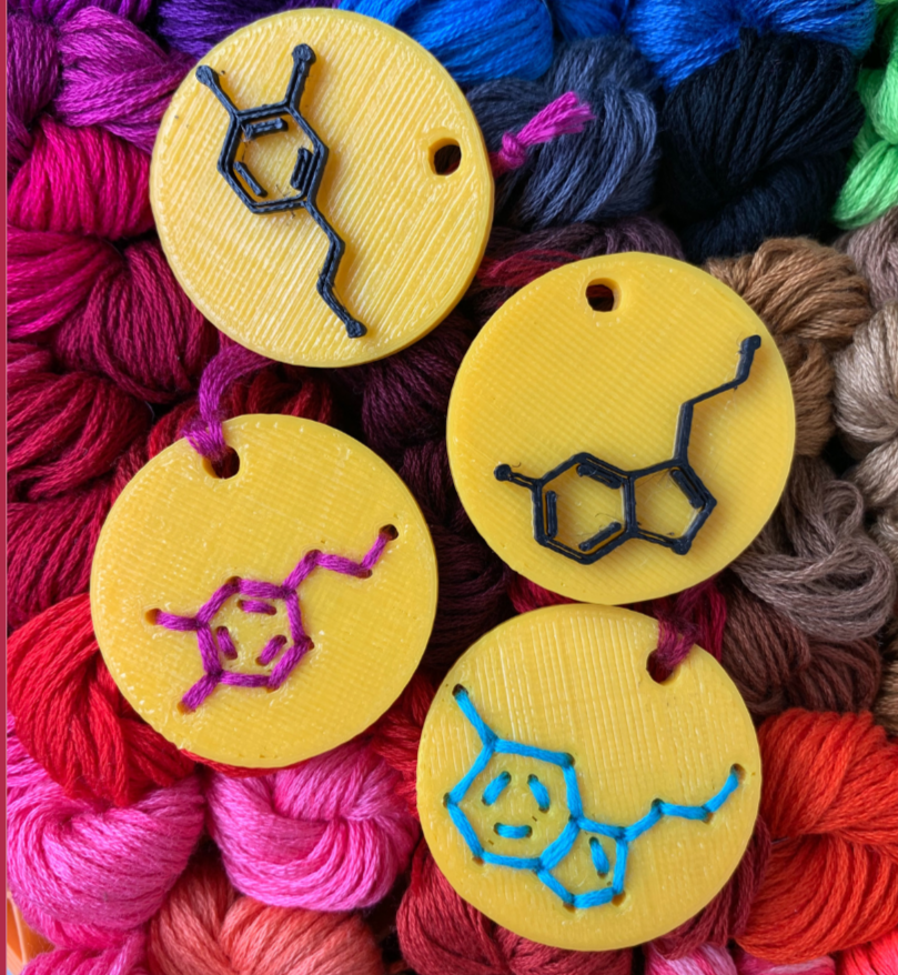 embroidered 3d printed patterns