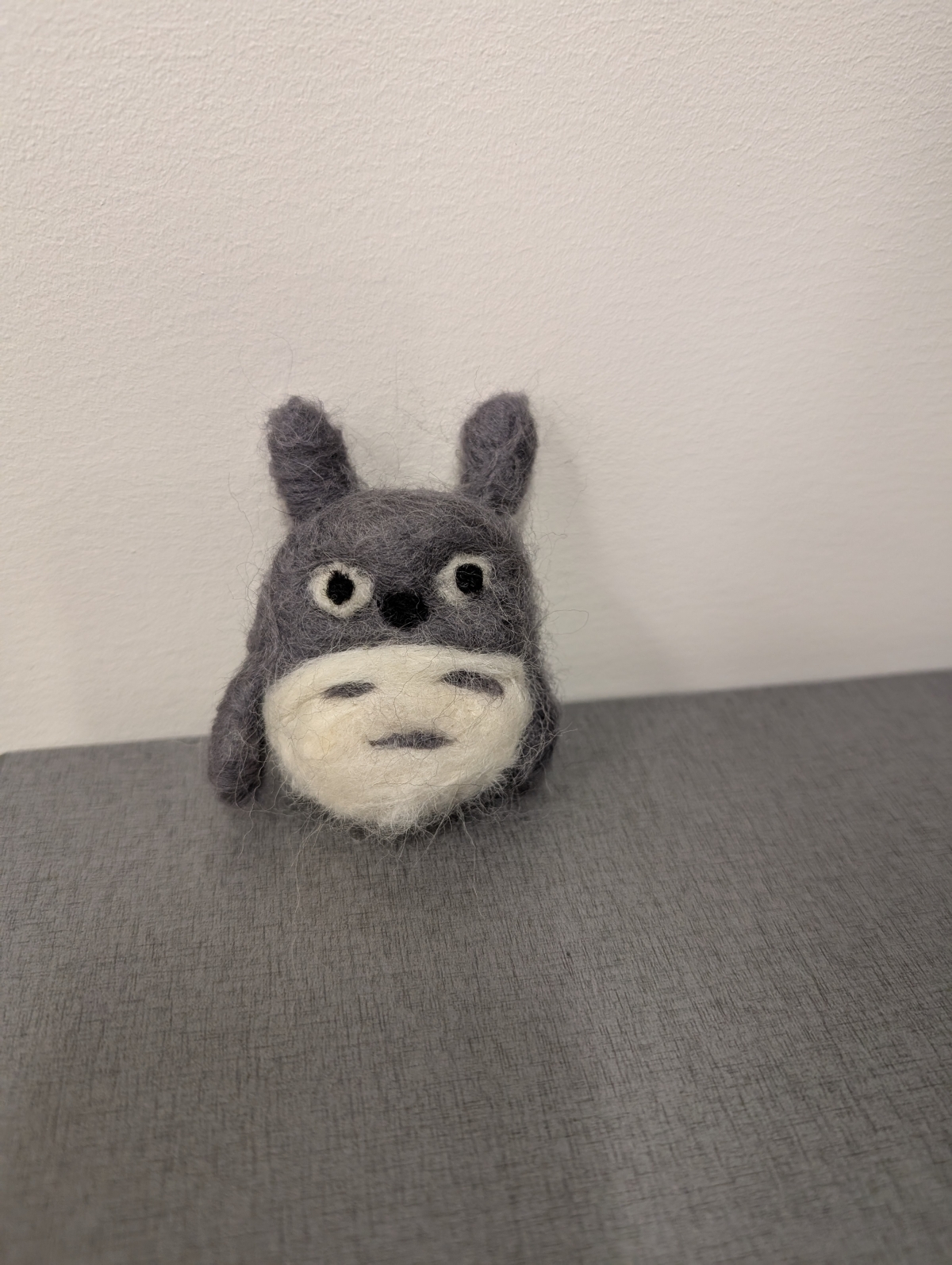 needle felted totoro