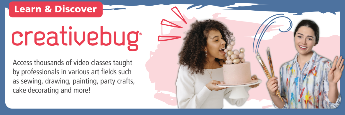 Slide featuring Creativebug